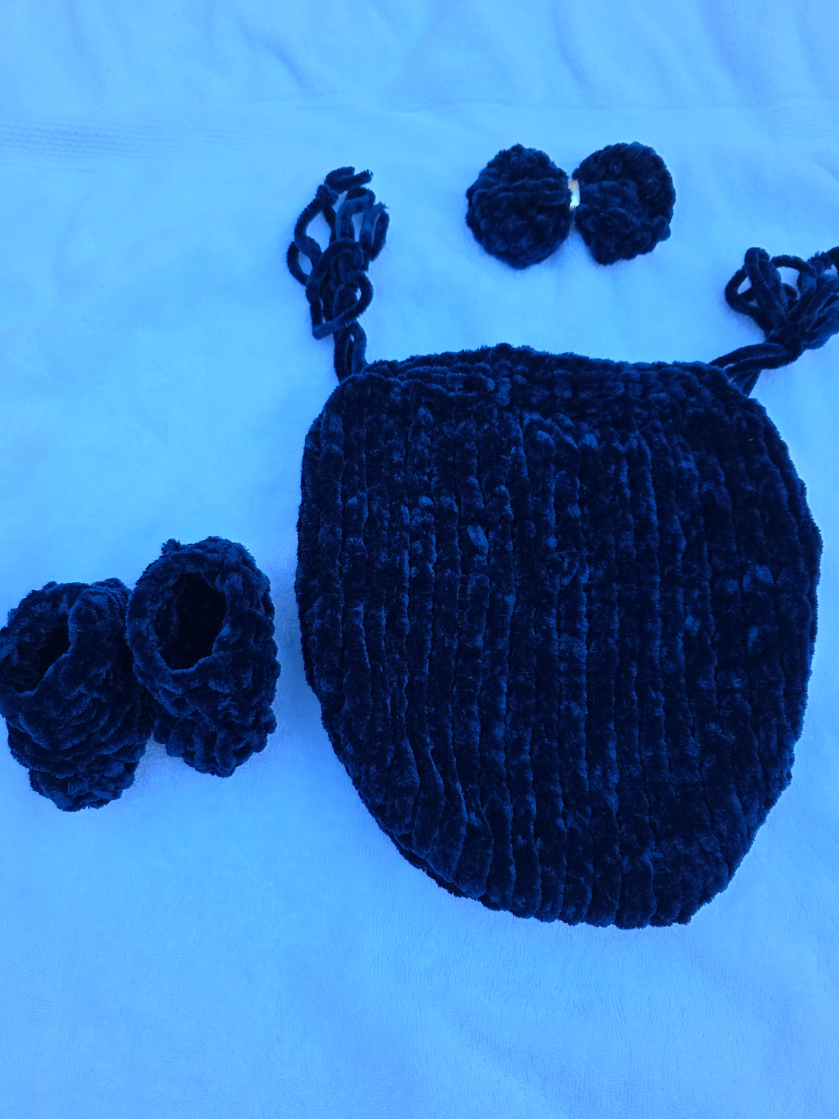 Navy Blue Velvet