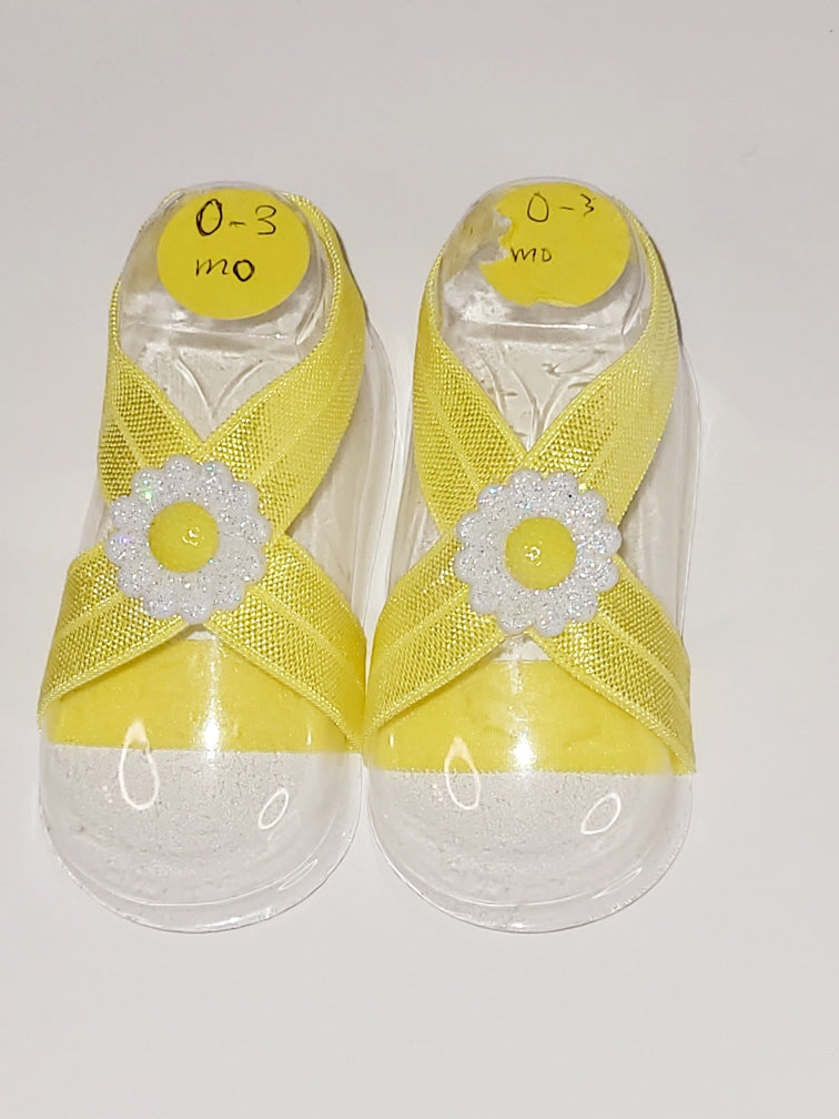 Yellow Mesh Barefoot Sandals children's apparel, children's clothing