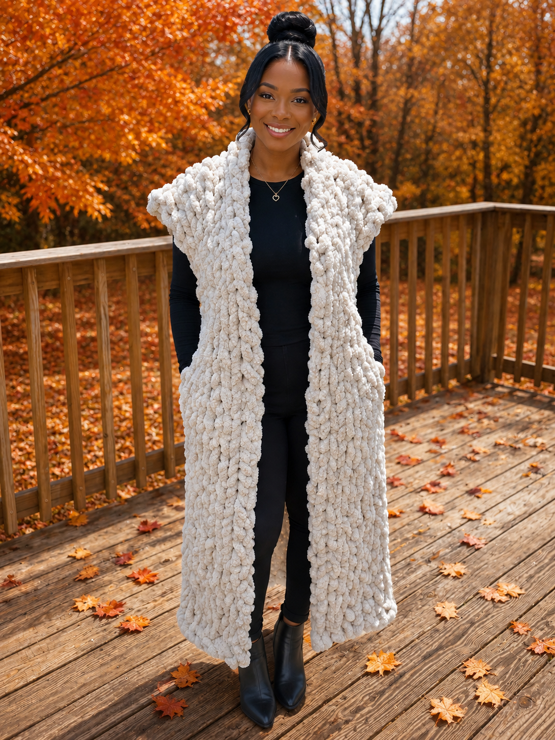 Fall Duster~~Cream