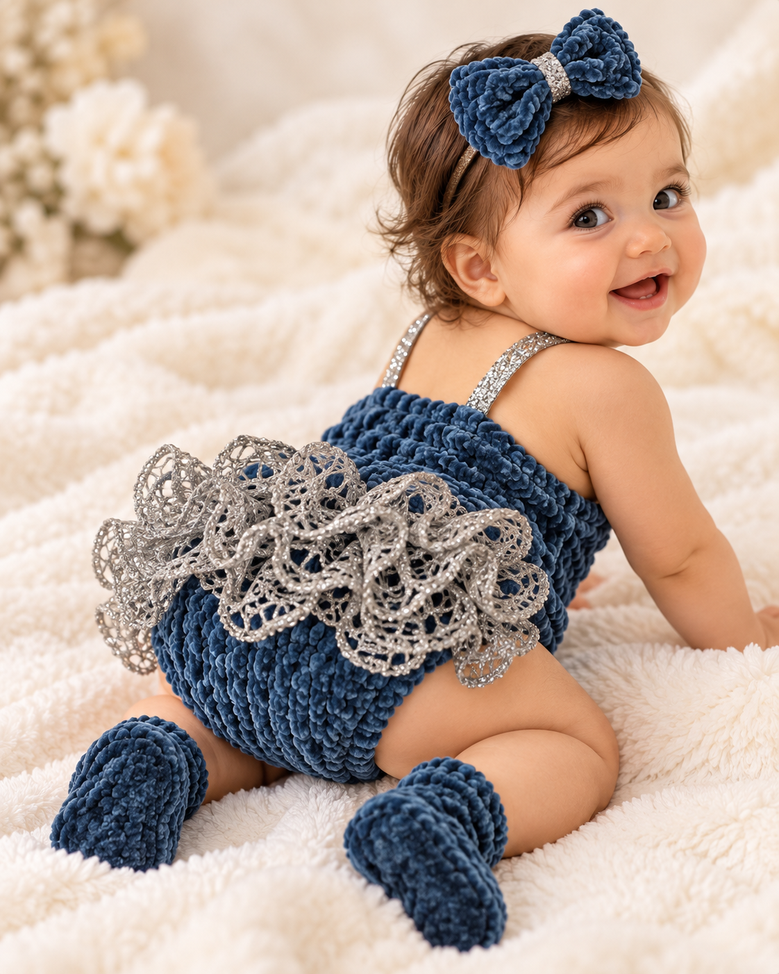 Steel Blue Velvet