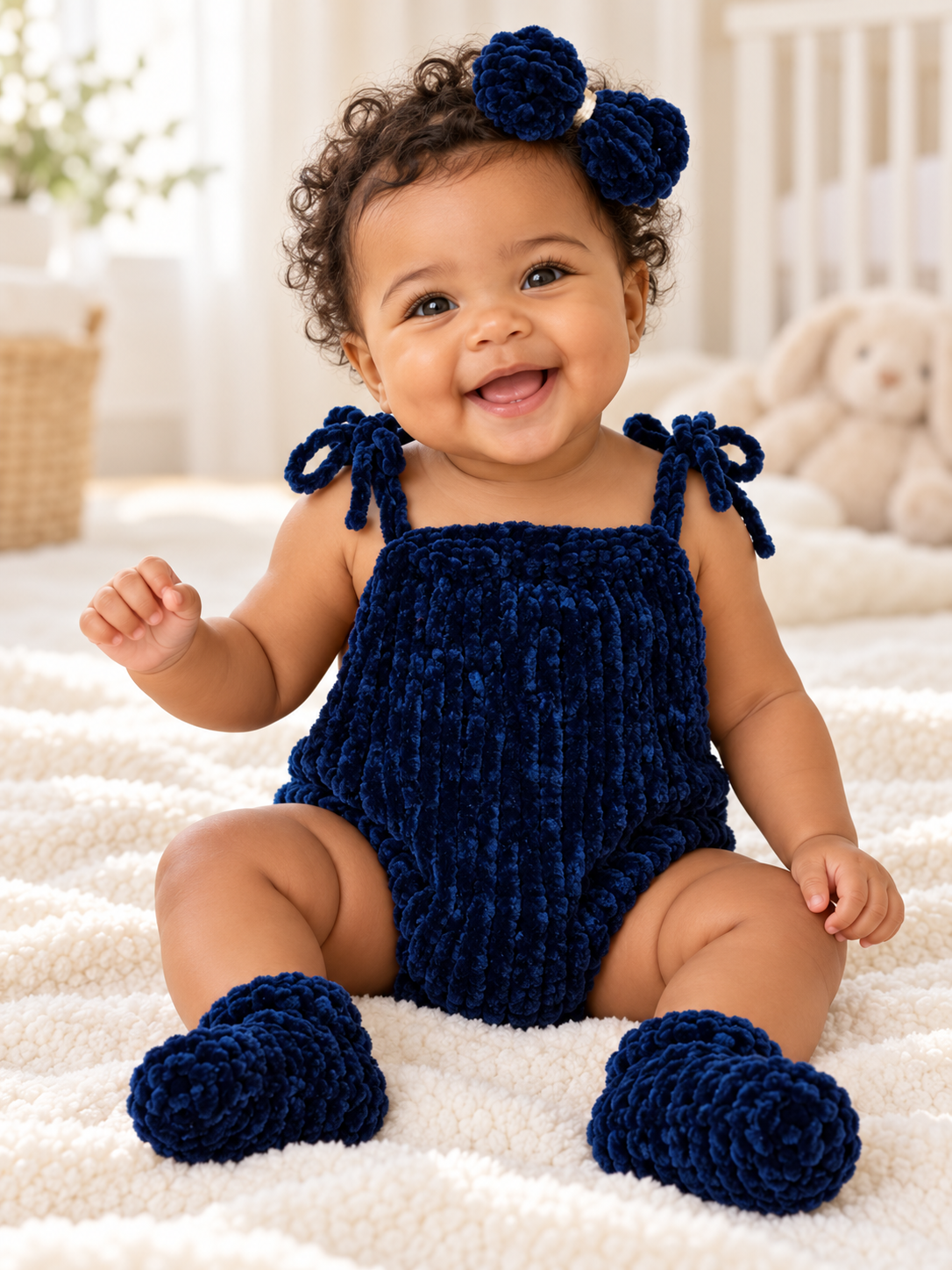 Navy Blue Velvet
