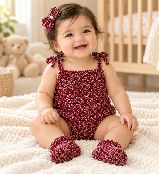 Red and White Checkered Velvet