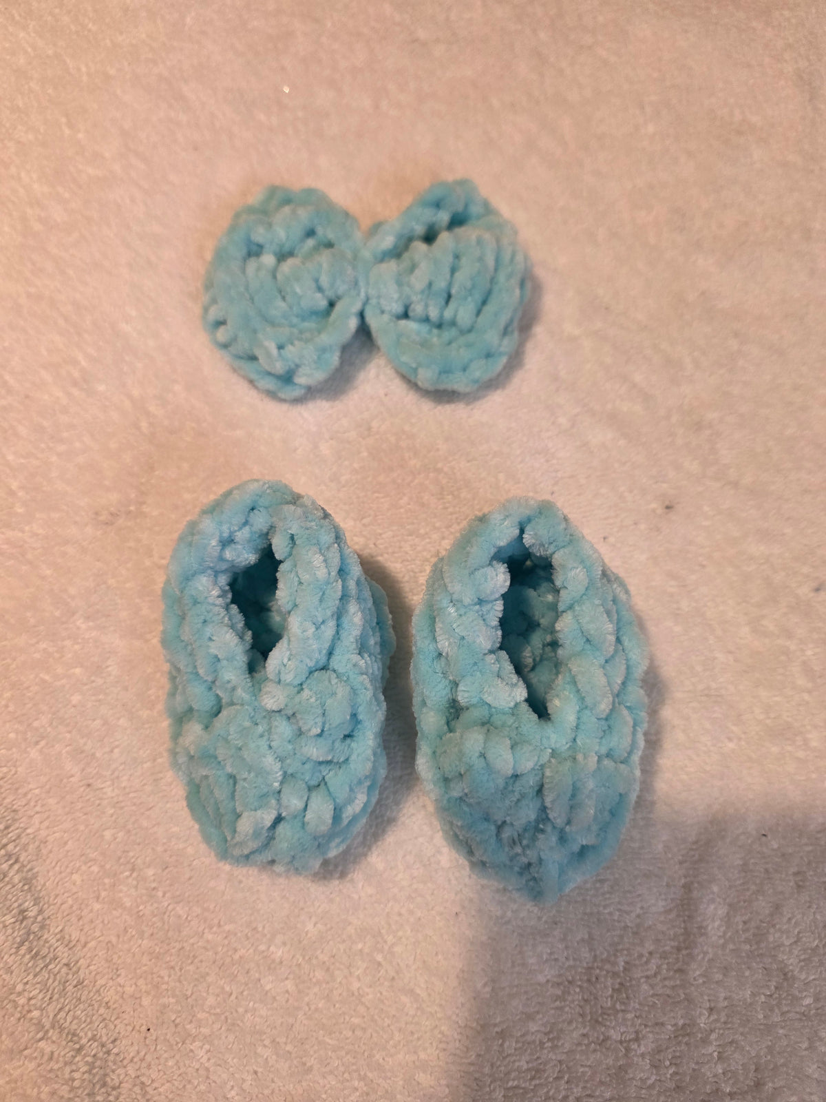 Various Bow and bootie sets
