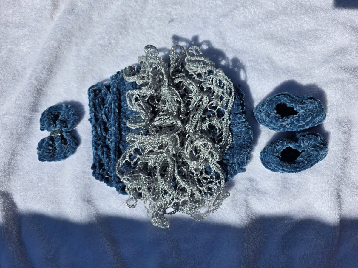 Steel Blue Velvet